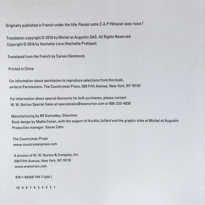 Bake Like a French Pastry Chef by Michel De Rovira & Augustin Paluel-Marmont - Bookshop Apocalypse