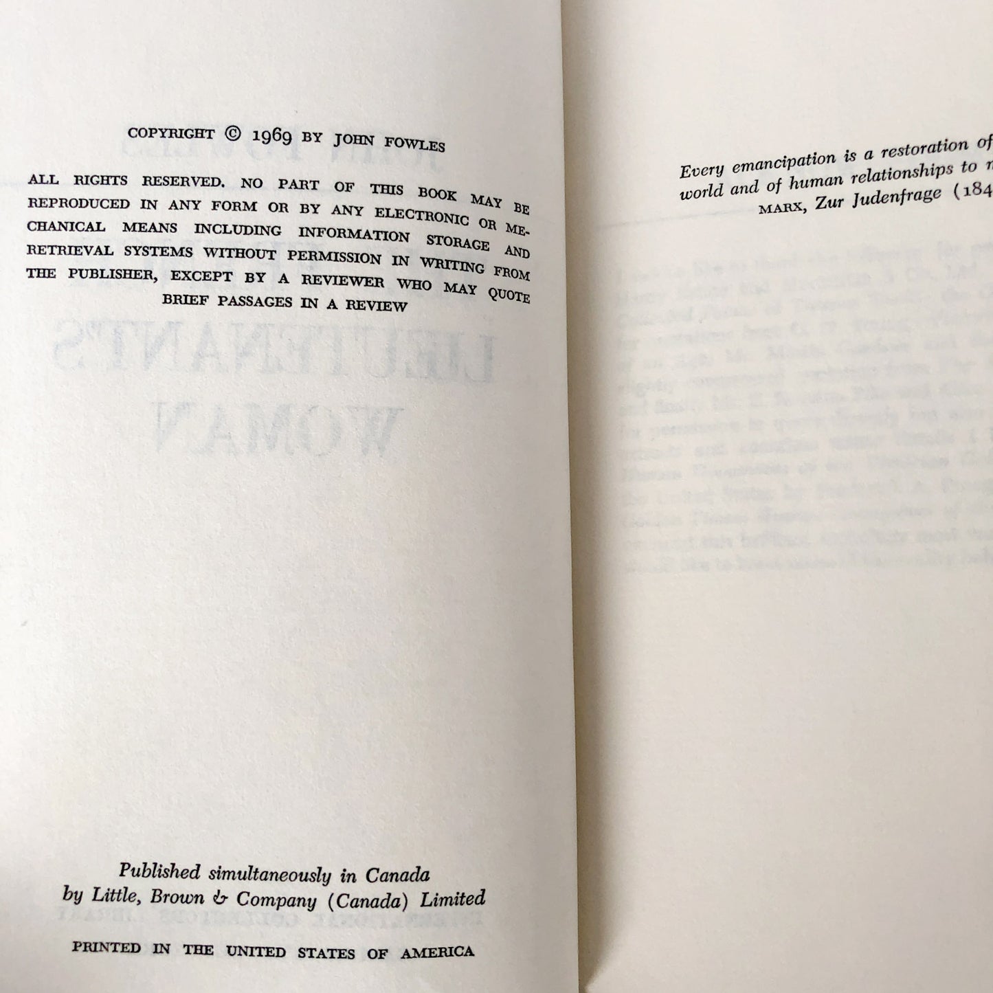 The French Lieutenant's Woman by John Fowles [INTERNATIONAL COLLECTOR'S LIBRARY]