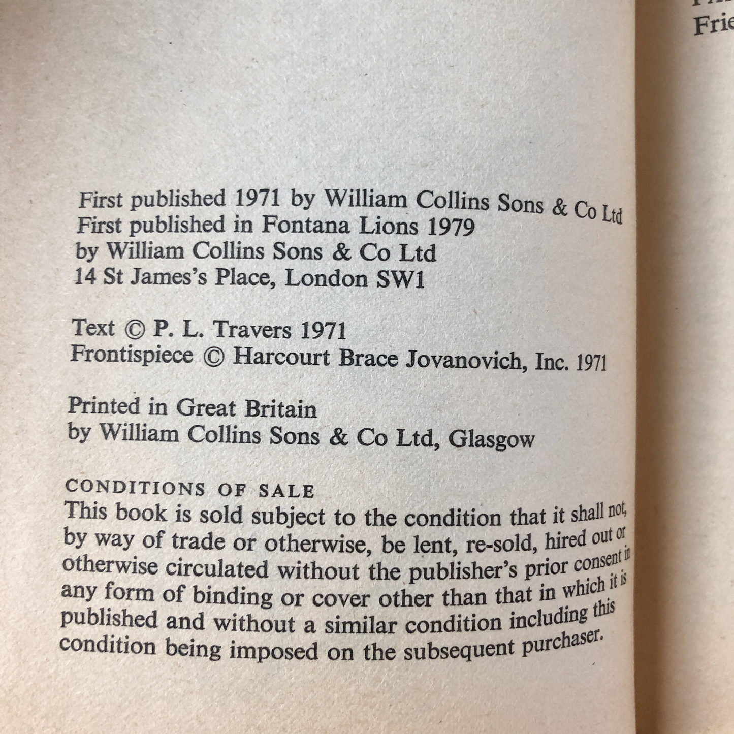 Friend Monkey by P.L. Travers [1979 UK PAPERBACK] - Bookshop Apocalypse