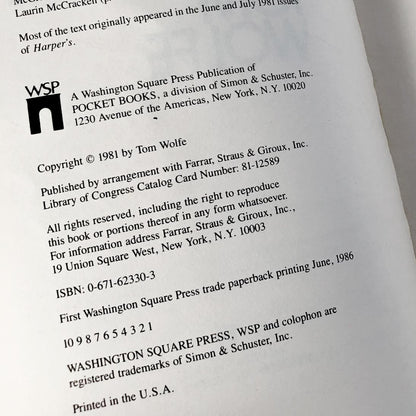 From Bauhaus to Our House by Tom Wolfe [TRADE PAPERBACK / 1986]