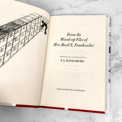 From the Mixed-Up Files of Mrs. Basil E. Frankweiler by E.L. Konigsburg [FIRST EDITION RE-PRINT] • Atheneum