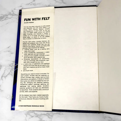 Fun with Felt by Annette Feldman [FIRST EDITION] 1980 • Van Nostrand Reinhold