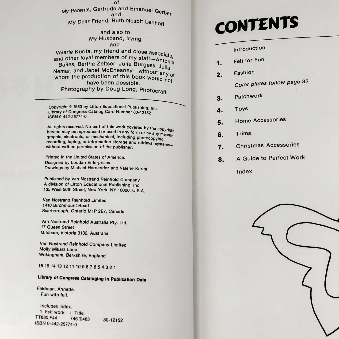 Fun with Felt by Annette Feldman [FIRST EDITION] 1980 • Van Nostrand Reinhold