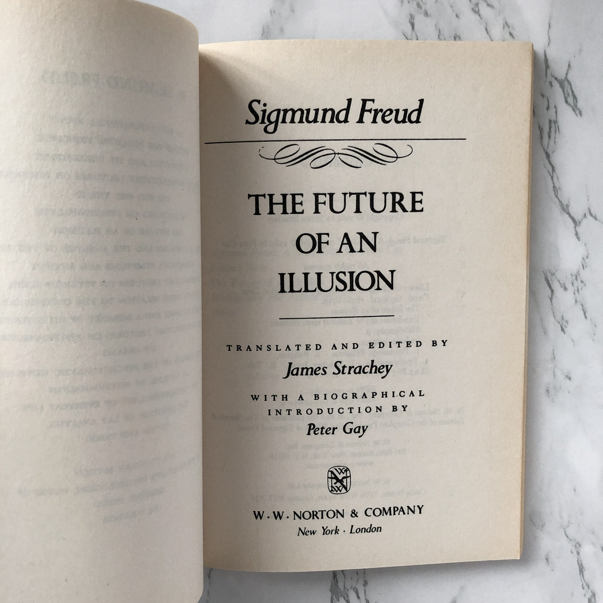 The Future of an Illusion by Sigmund Freud [1989 TRADE PAPERBACK] - Bookshop Apocalypse