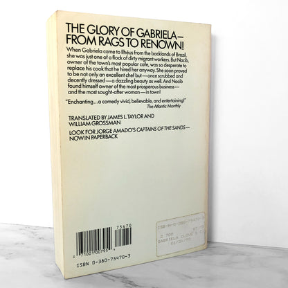 Gabriela, Clove and Cinnamon by Jorge Amado [TRADE PAPERBACK] 1988 • Avon Books