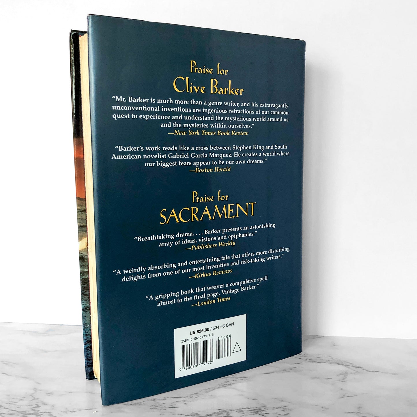 Galilee by Clive Barker [FIRST EDITION] 1998