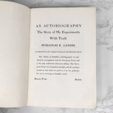 An Autobiography: The Story of My Experiments with Truth by Mohandas "Mahatma" K. Gandhi [FIRST EDITION PAPERBACK] 1957