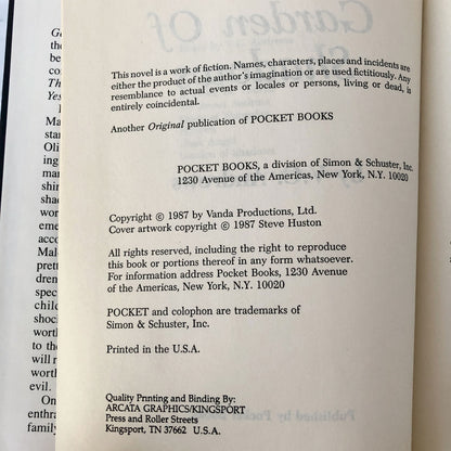 Garden of Shadows by V.C. Andrews [BOOK CLUB EDITION / 1987]