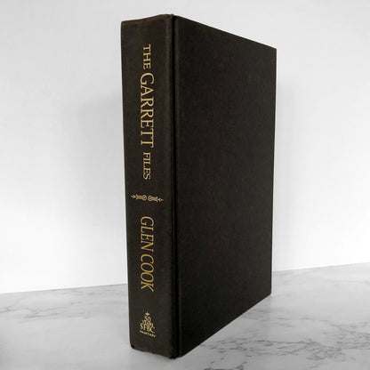 The Garrett Files [Garrett Files #1-3] by Glen Cook SIGNED! [HARDCOVER OMNIBUS / SFBC]