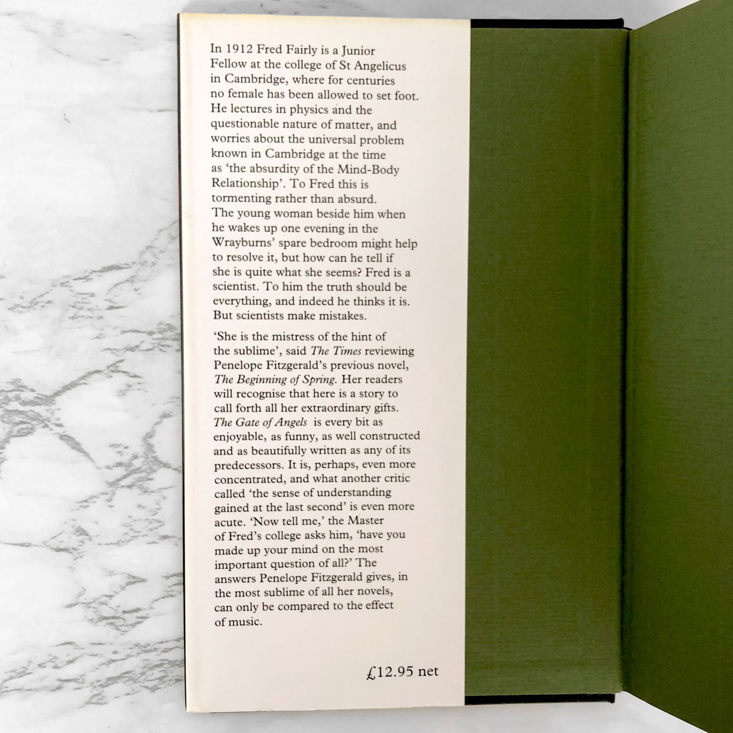 The Gate of Angels by Penelope Fitzgerald [U.K FIRST EDITION] 1990 • Collins