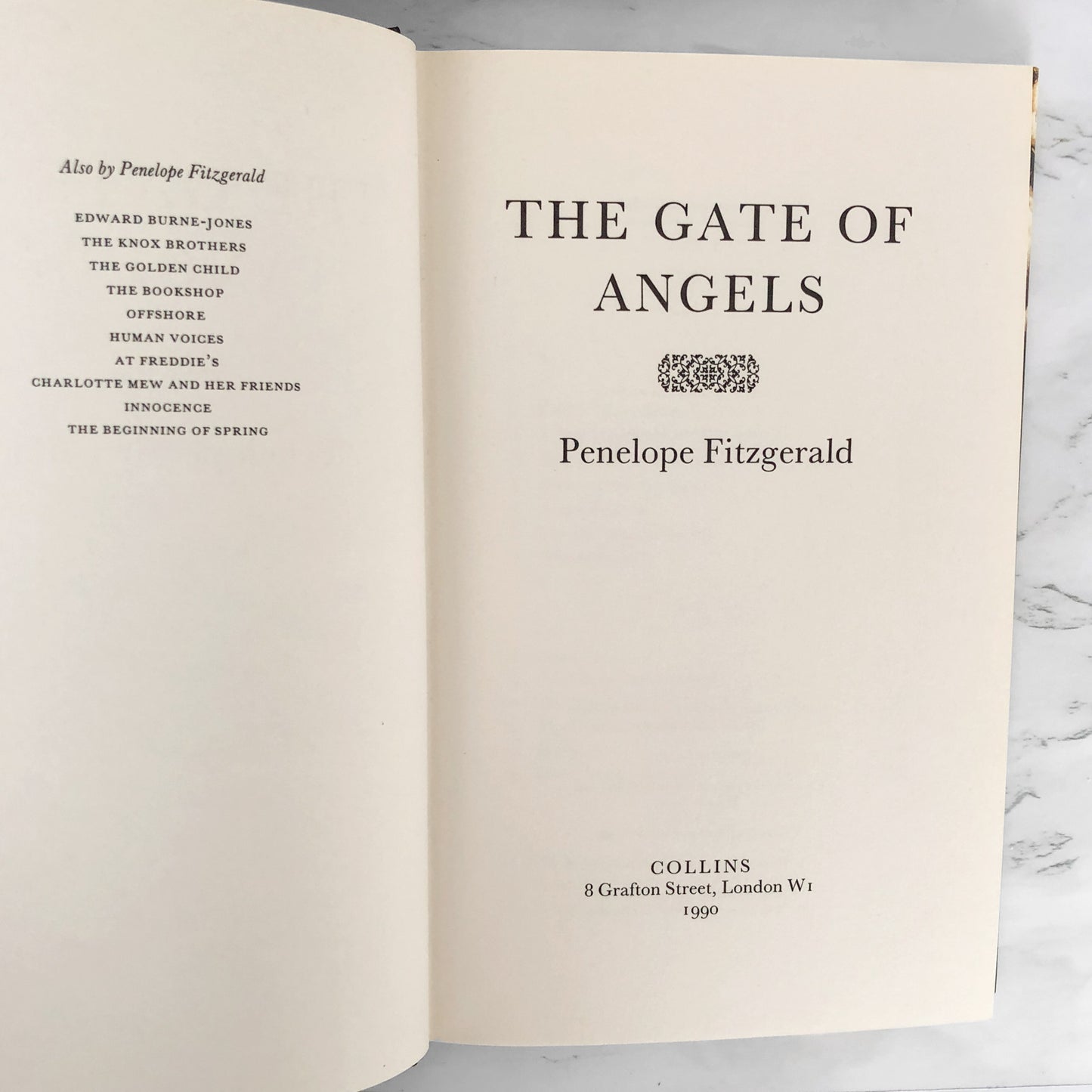 The Gate of Angels by Penelope Fitzgerald [U.K FIRST EDITION] 1990 • Collins