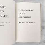 The General in His Labyrinth by Gabriel García Márquez [U.S. FIRST EDITION]