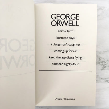 The Complete Novels of George Orwell [FIRST EDITION OMNIBUS]