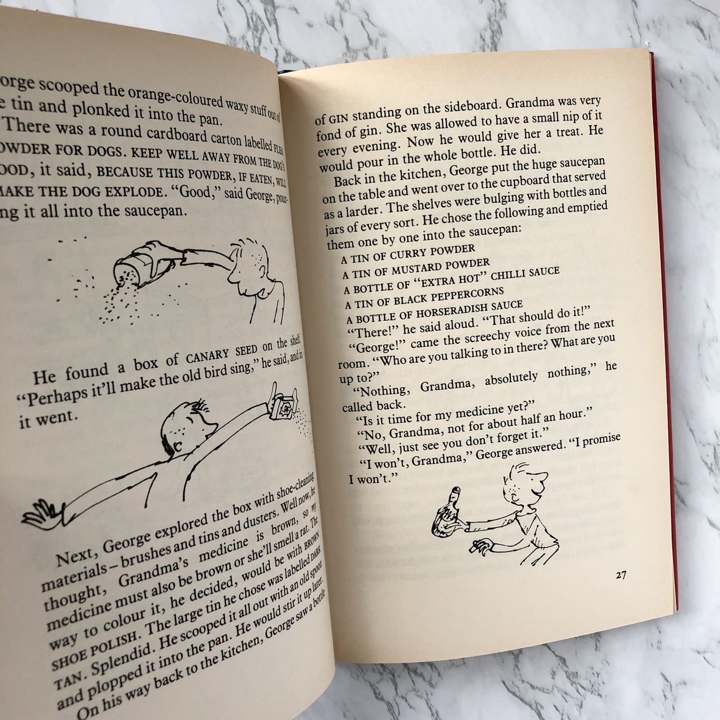 George's Marvelous Medicine by Roald Dahl [UK FIRST EDITION] - Bookshop Apocalypse