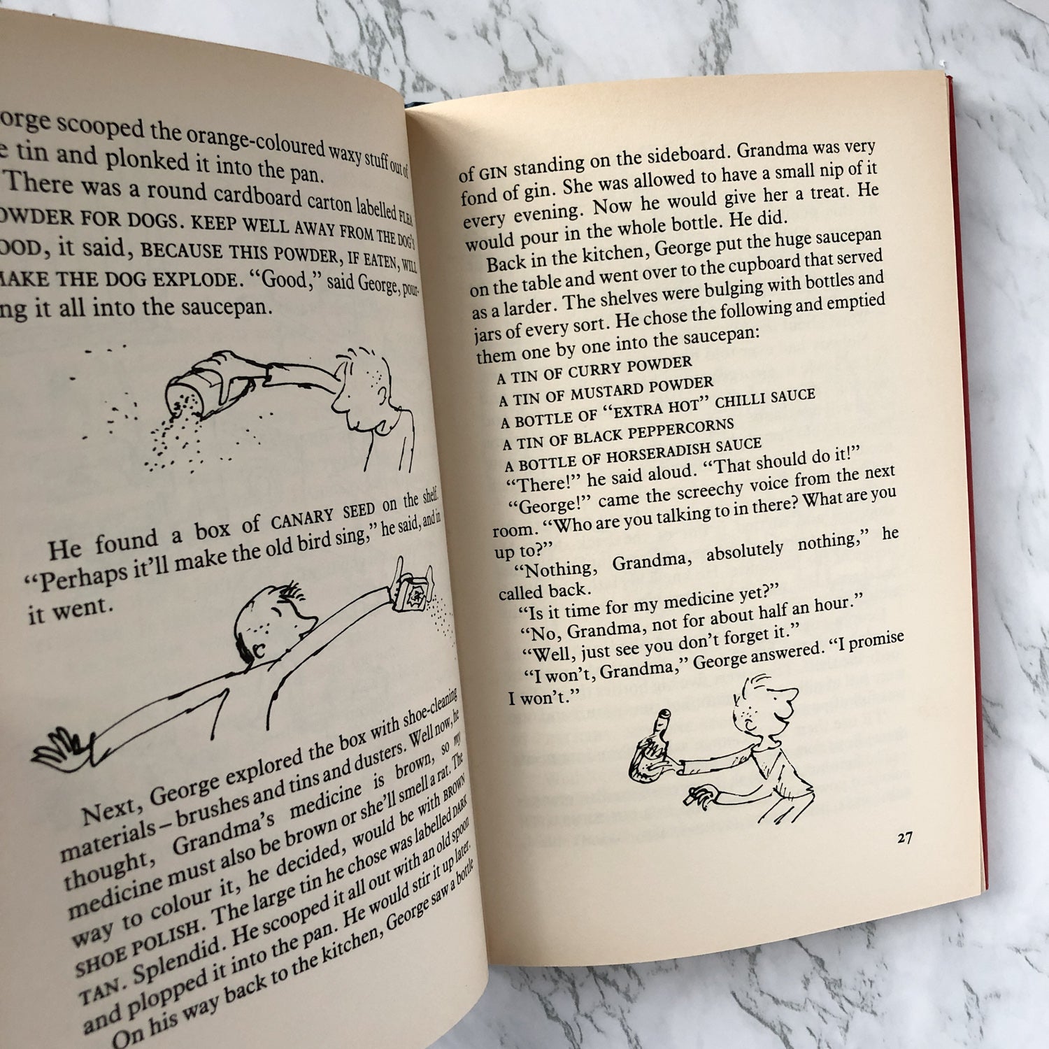 George's Marvelous Medicine by Roald Dahl [UK FIRST EDITION] - Bookshop Apocalypse