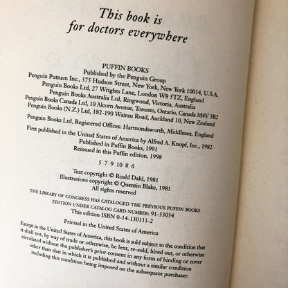 George's Marvelous Medicine by Roald Dahl [1998 TRADE PAPERBACK]