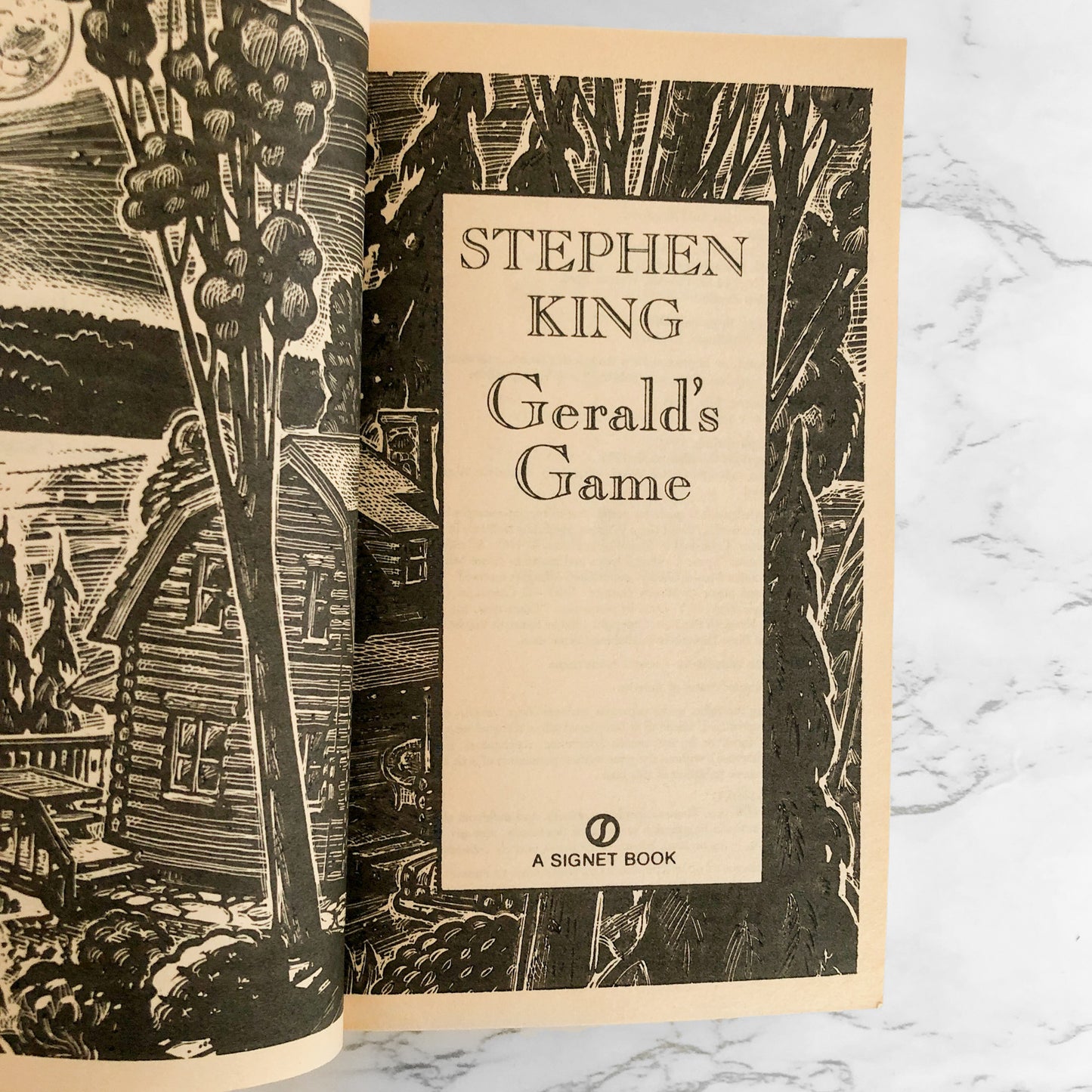 Gerald's Game by Stephen King [FIRST PAPERBACK PRINTING / 1993]