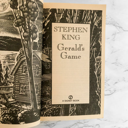 Gerald's Game by Stephen King [FIRST PAPERBACK PRINTING / 1993]