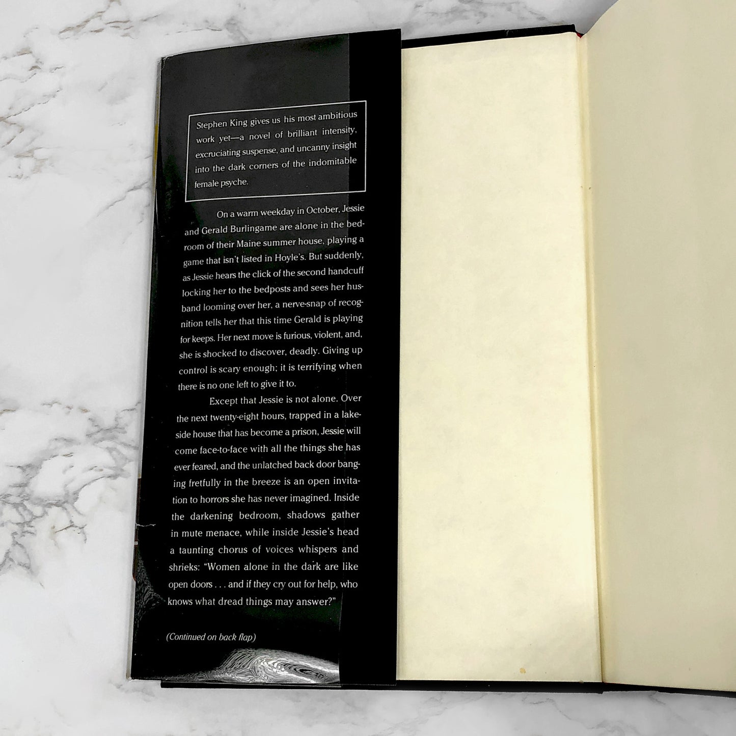 Gerald's Game by Stephen King [1992 HARDCOVER]