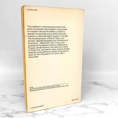 Selected Writings of Gertrude Stein [1972 TRADE PAPERBACK]