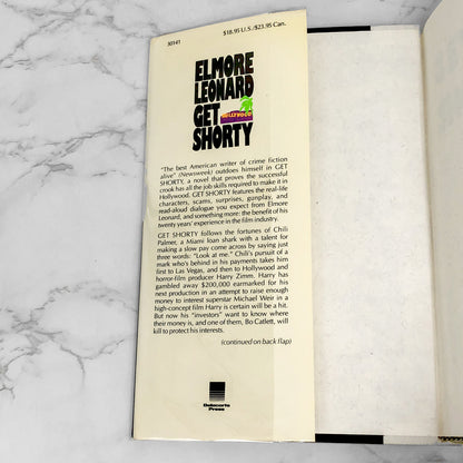 Get Shorty by Elmore Leonard [FIRST EDITION • FIRST PRINTING] 1990