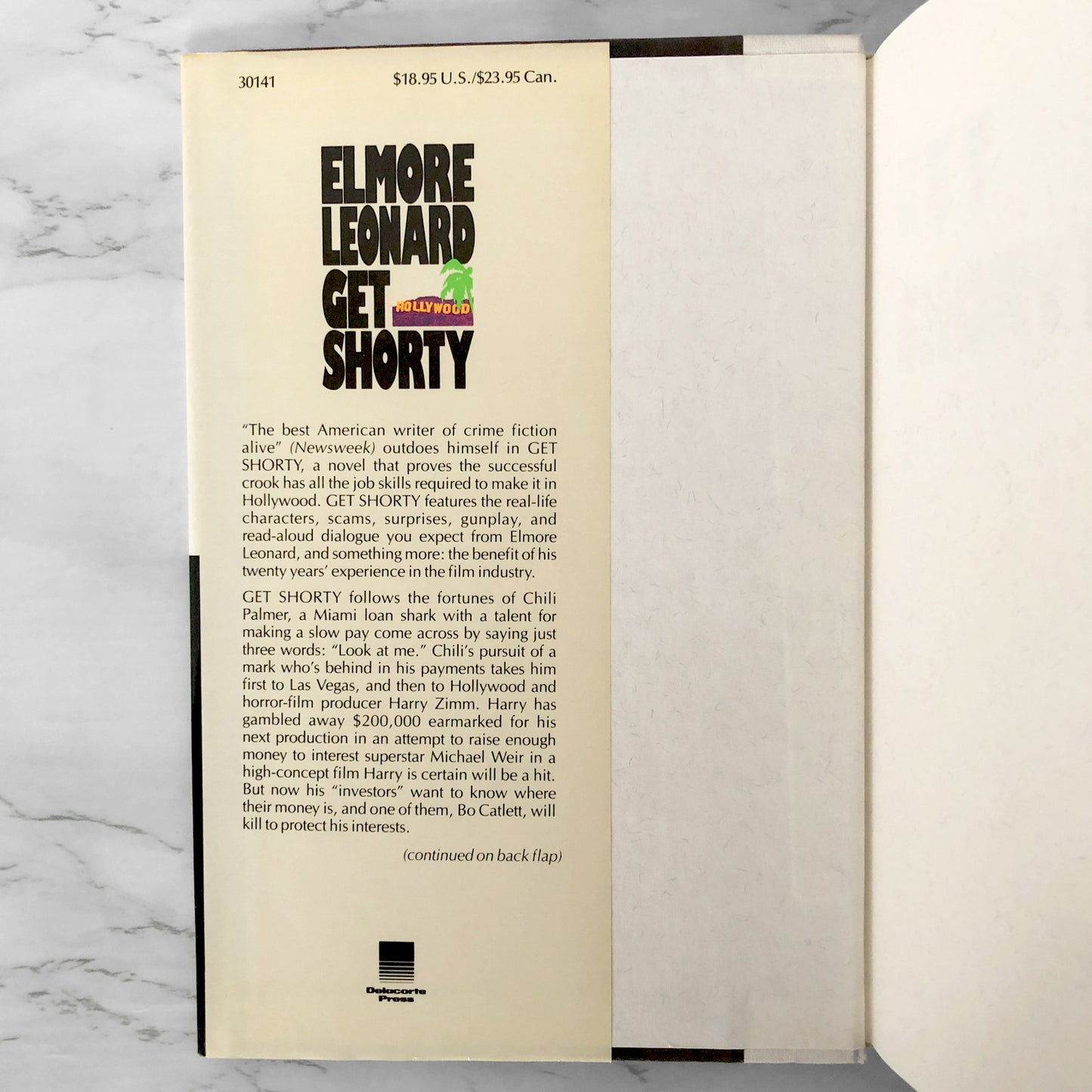 Get Shorty by Elmore Leonard SIGNED! [FIRST EDITION / FIRST PRINTING]