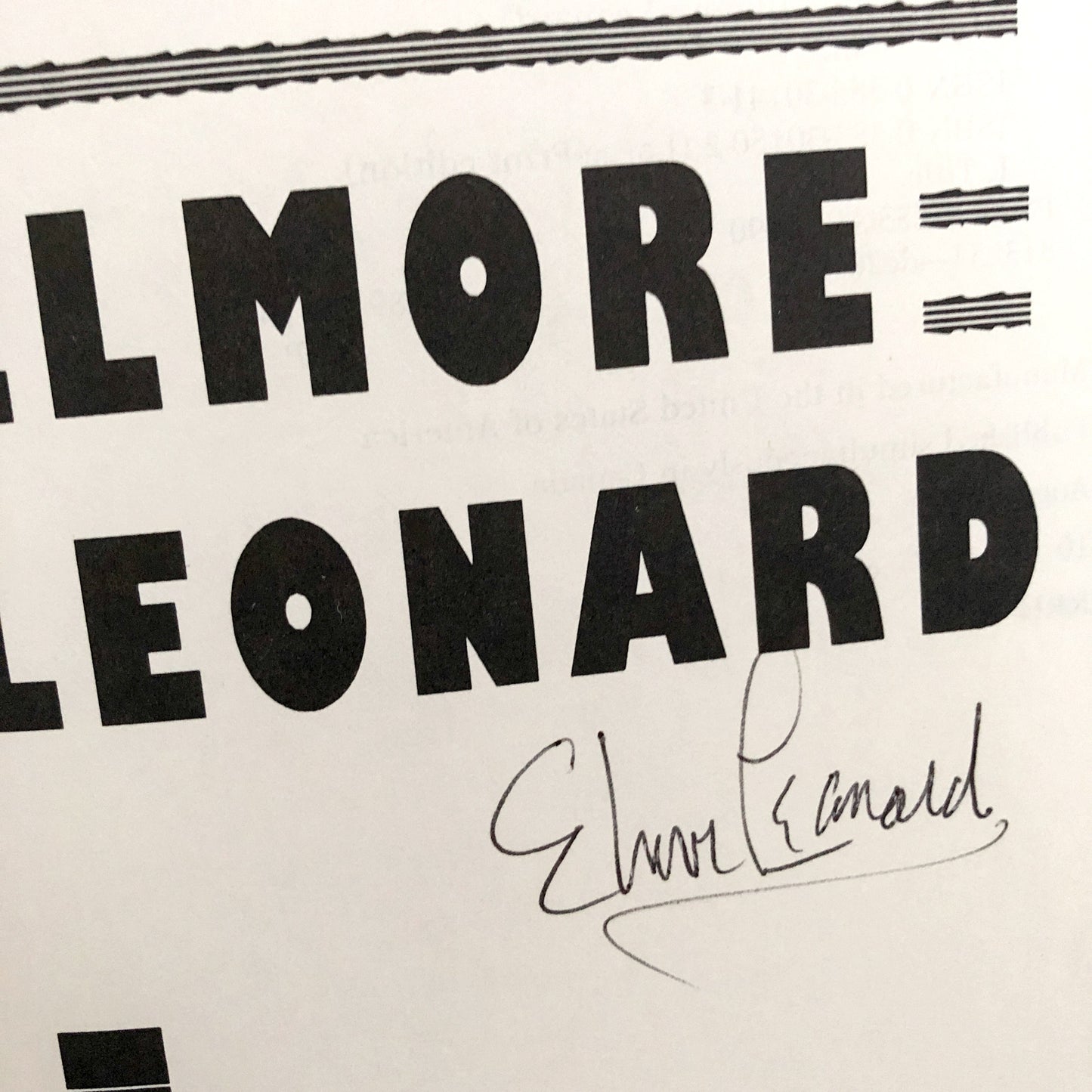 Get Shorty by Elmore Leonard SIGNED! [FIRST EDITION / FIRST PRINTING]