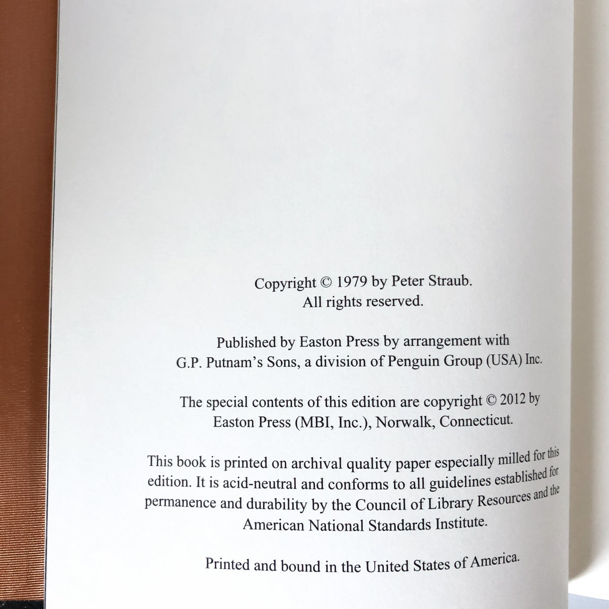 Ghost Story by Peter Straub [EASTON PRESS / 2012] - Bookshop Apocalypse