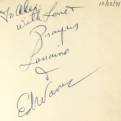 Ghost Hunters SIGNED! x2 by Ed and Lorraine Warren [FIRST EDITION] 1989