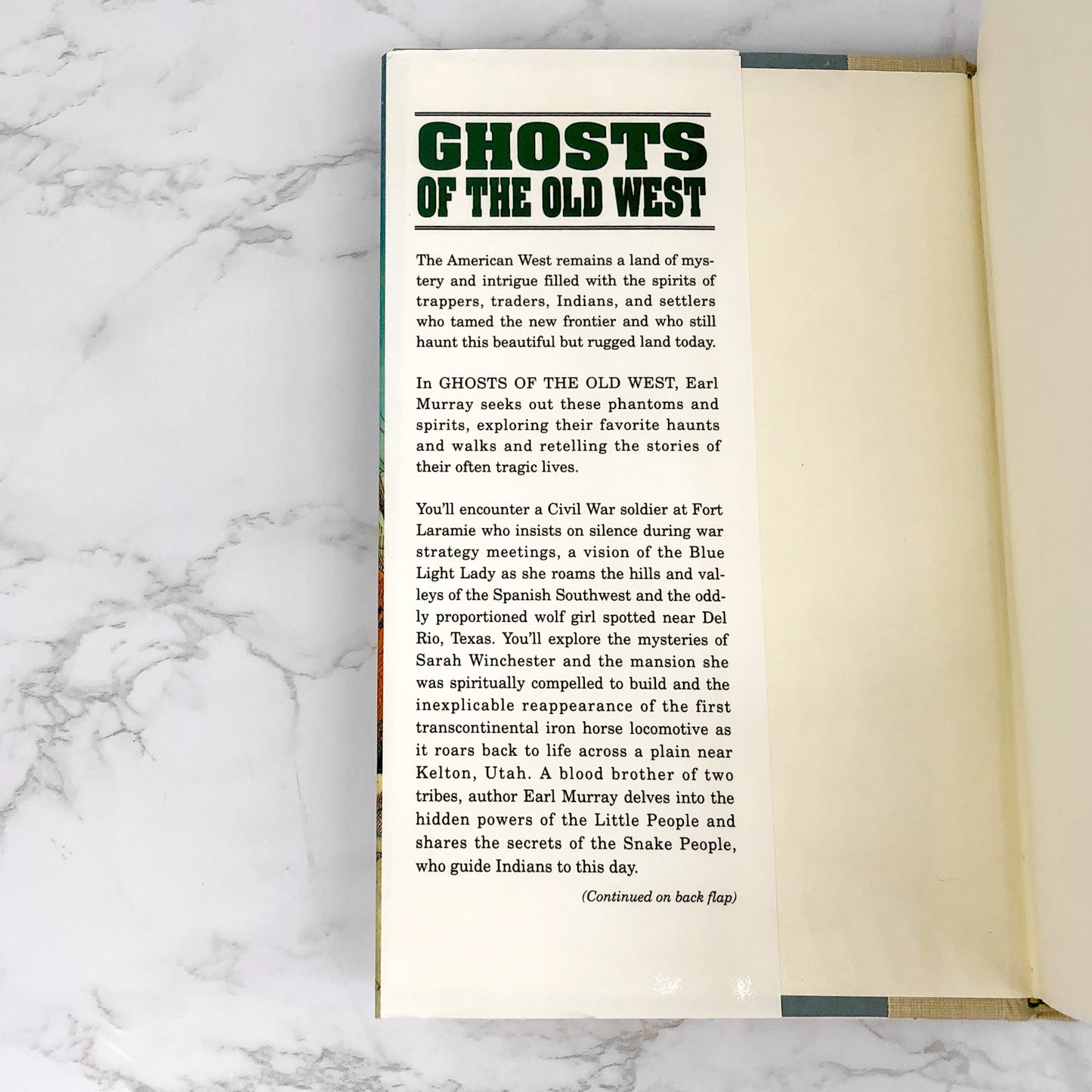 Ghosts of the Old West by Earl Murray [HARDCOVER RE-ISSUE] 1993