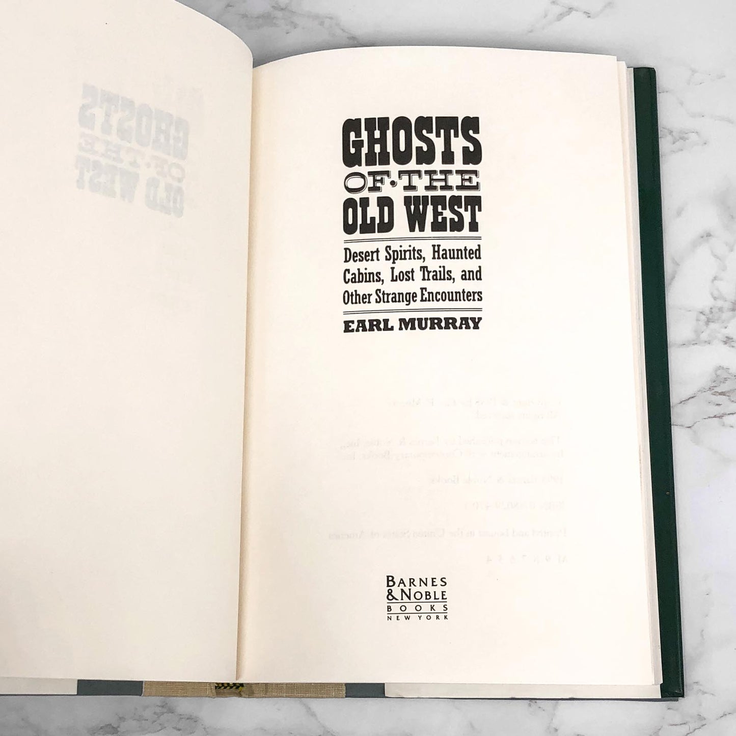Ghosts of the Old West by Earl Murray [HARDCOVER RE-ISSUE] 1993