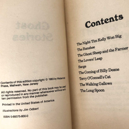 Ghost Stories by J.M.R Meagher [1983 PAPERBACK] • Watermill Press