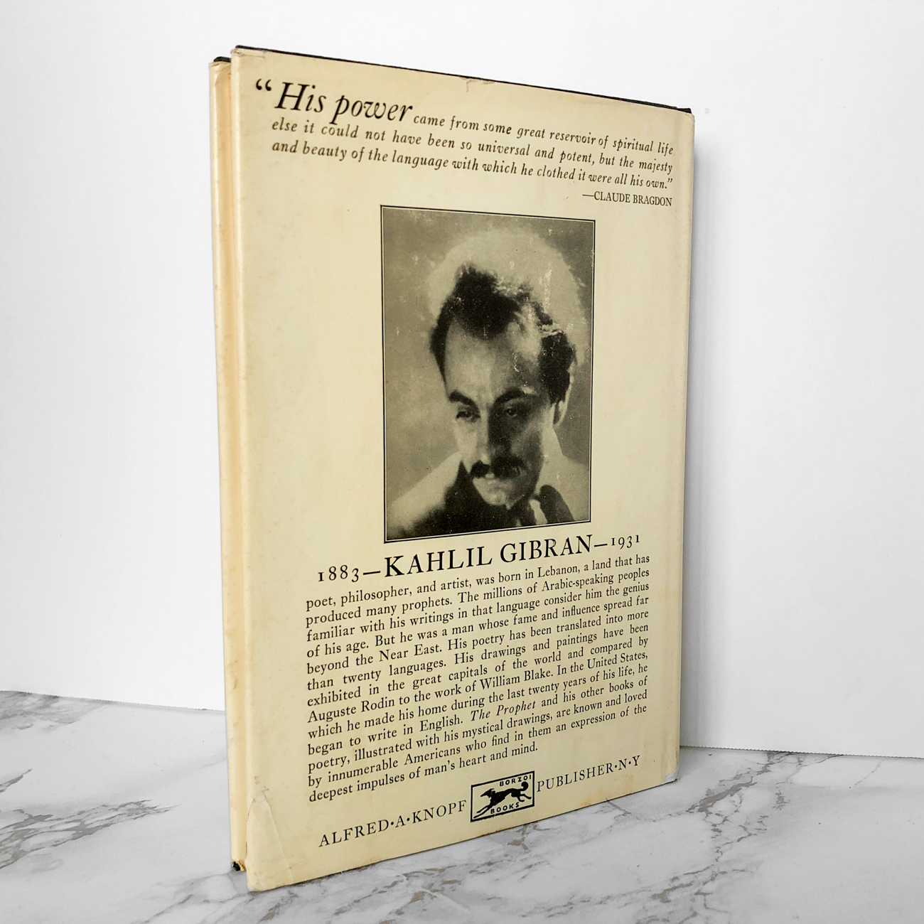 Prose Poems By Kahlil Gibran [FIRST EDITION]