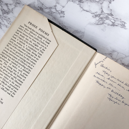 Prose Poems by Kahlil Gibran [FIRST EDITION] - Bookshop Apocalypse