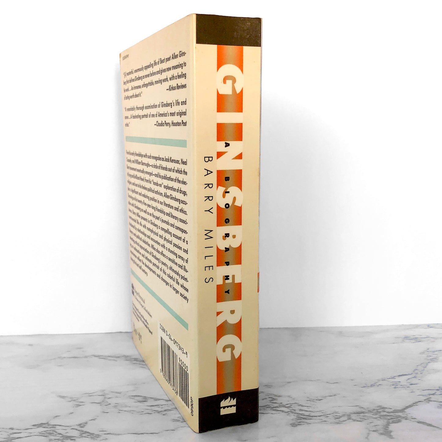 Allen Ginsberg: A Biography by Barry Miles [1990 TRADE PAPERBACK]