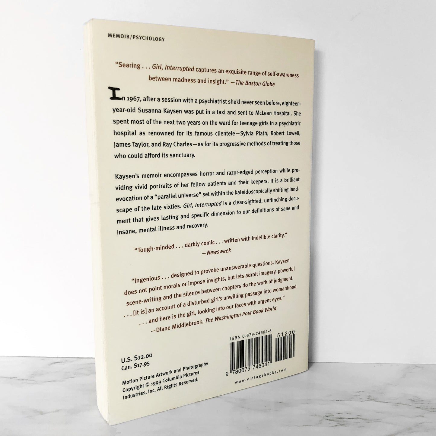 Girl Interrupted by Susanna Kaysen [TRADE PAPERBACK / 1999]