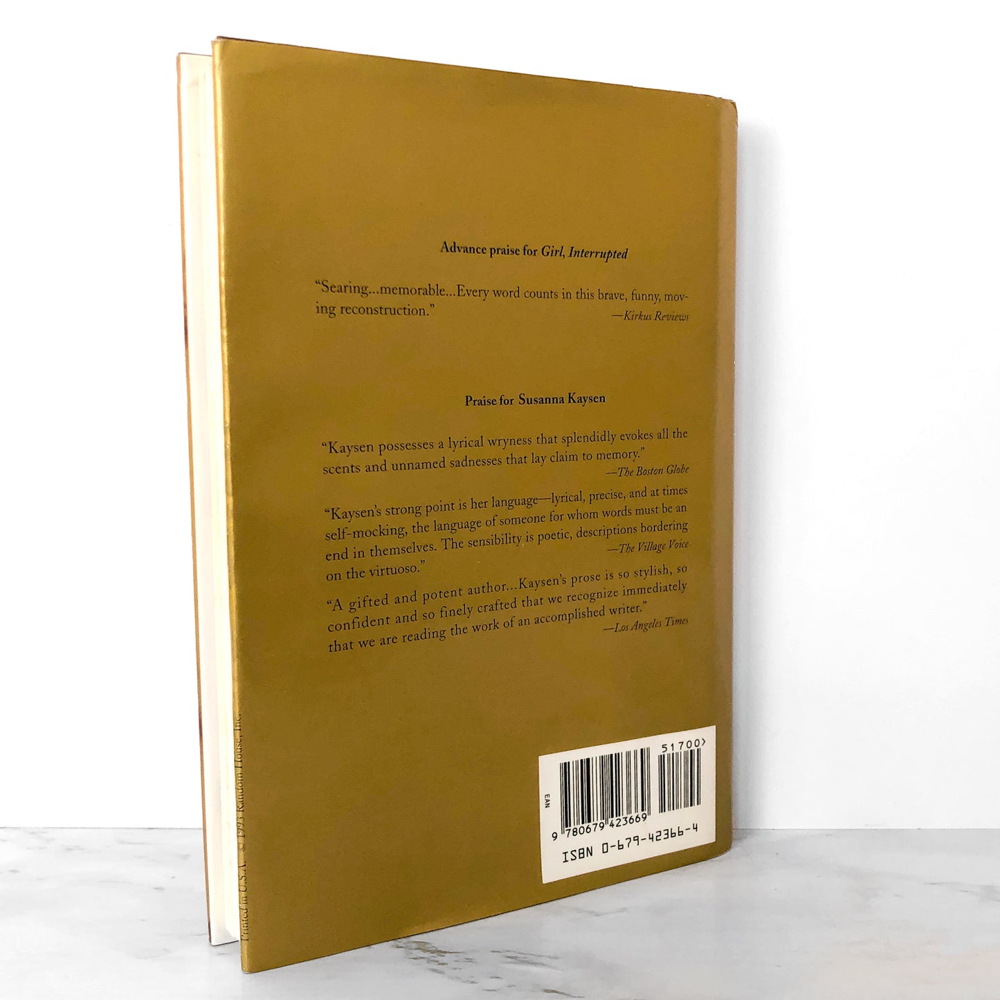 Girl Interrupted by Susanna Kaysen [FIRST EDITION / 5th PRINTING] 1993