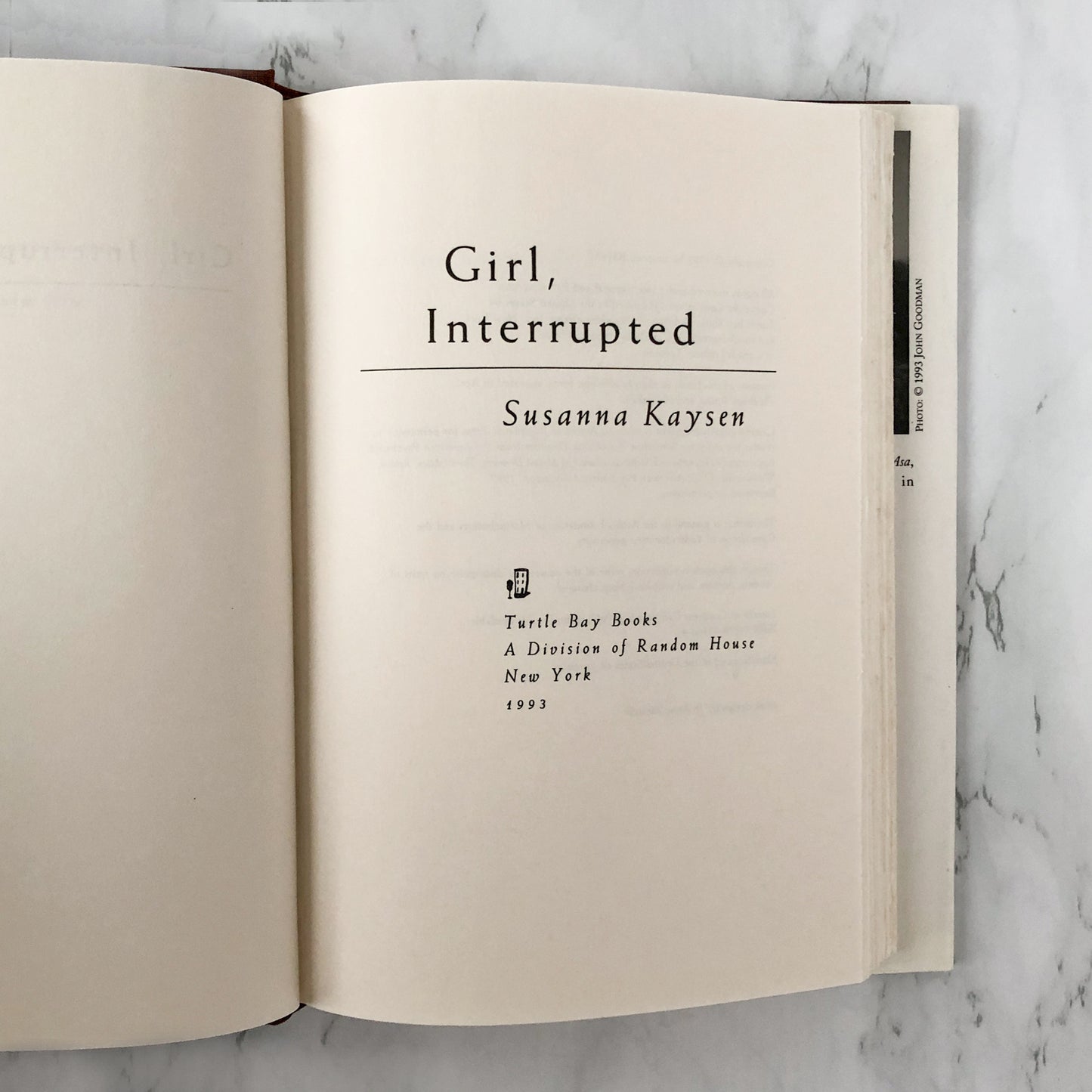 Girl Interrupted by Susanna Kaysen [FIRST EDITION]