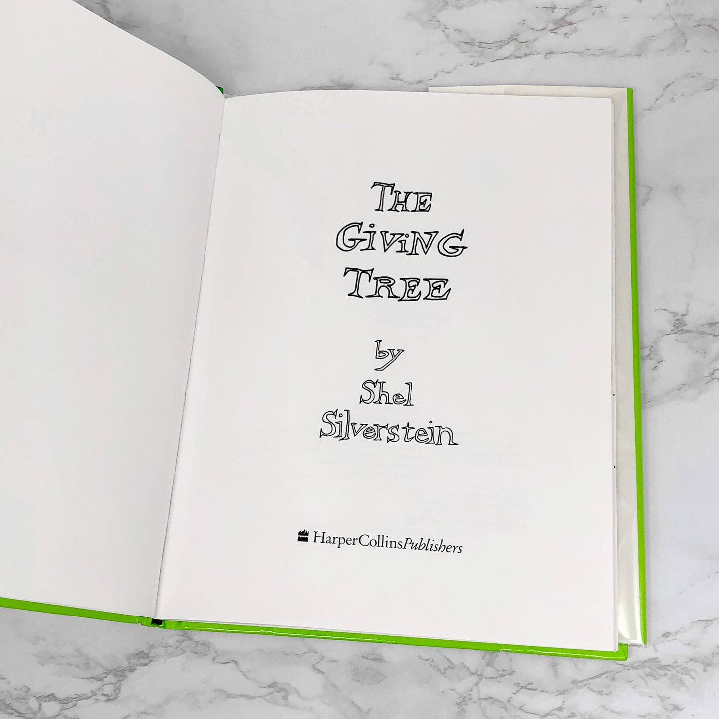 The Giving Tree by Shel Silverstein [FIRST EDITION • 68th PRINTING] • Harper Collins