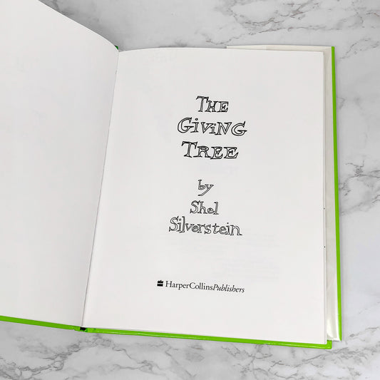The Giving Tree by Shel Silverstein [FIRST EDITION • 68th PRINTING] • Harper Collins