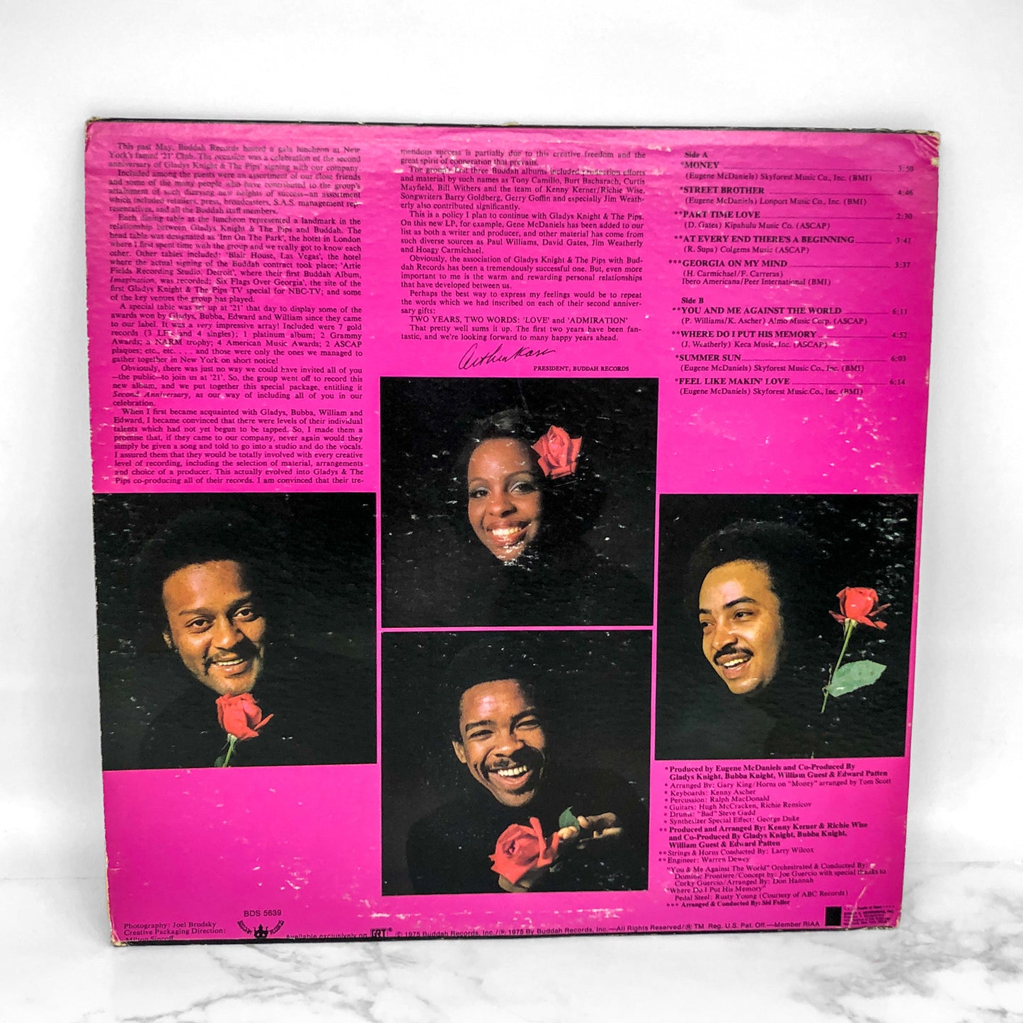 Gladys Knight & The Pips – 2nd Anniversary [VINYL LP] 1975 • Buddha