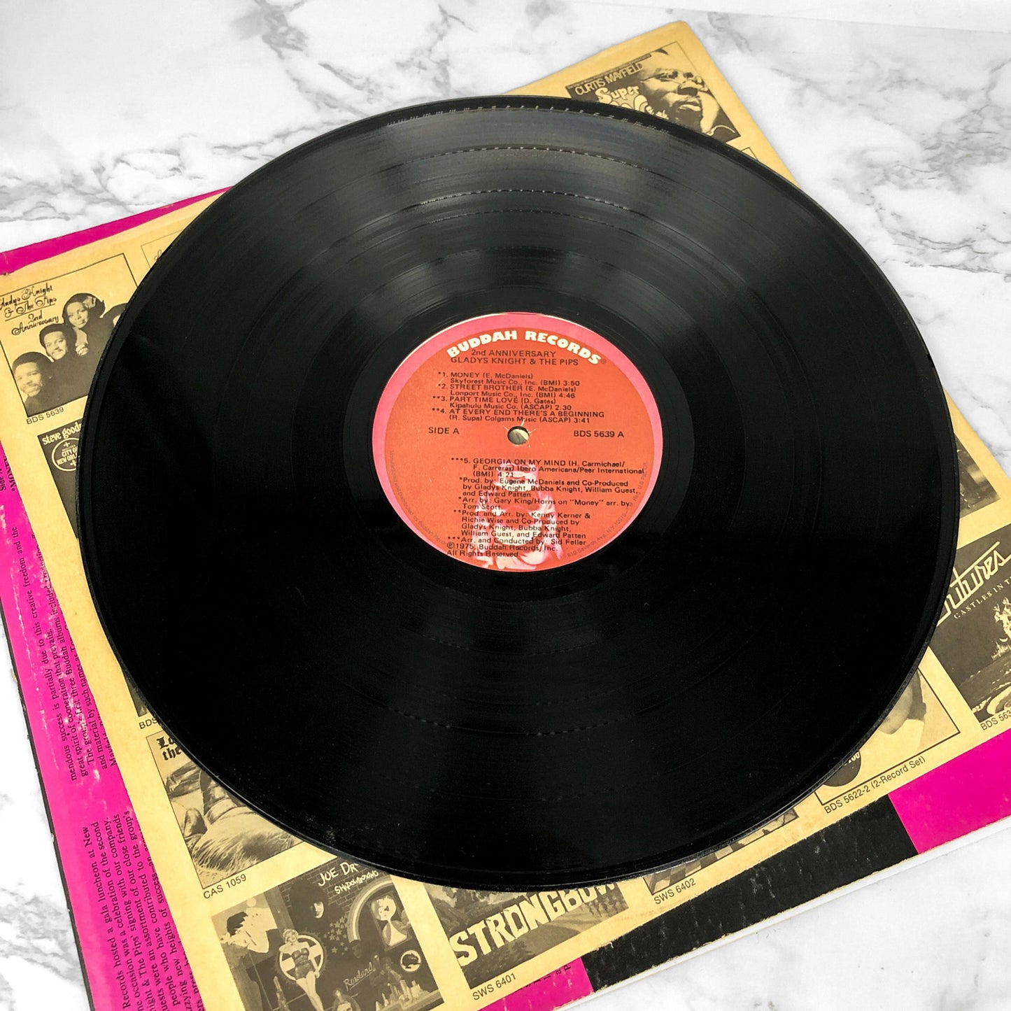 Gladys Knight & The Pips – 2nd Anniversary [VINYL LP] 1975 • Buddha