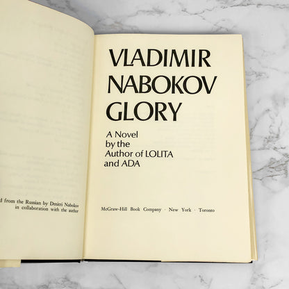 Glory by Vladimir Nabokov [FIRST BOOK CLUB EDITION] 1971