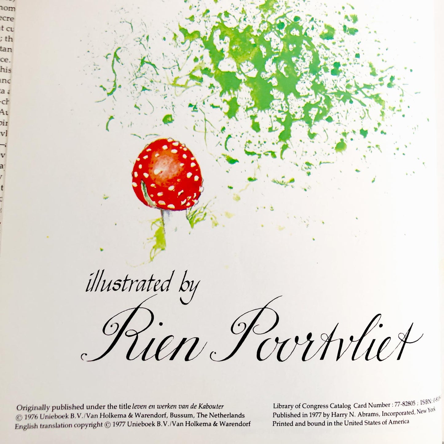 Gnomes by Wil Huygen & Rien Poortvliet [FIRST EDITION] 1977