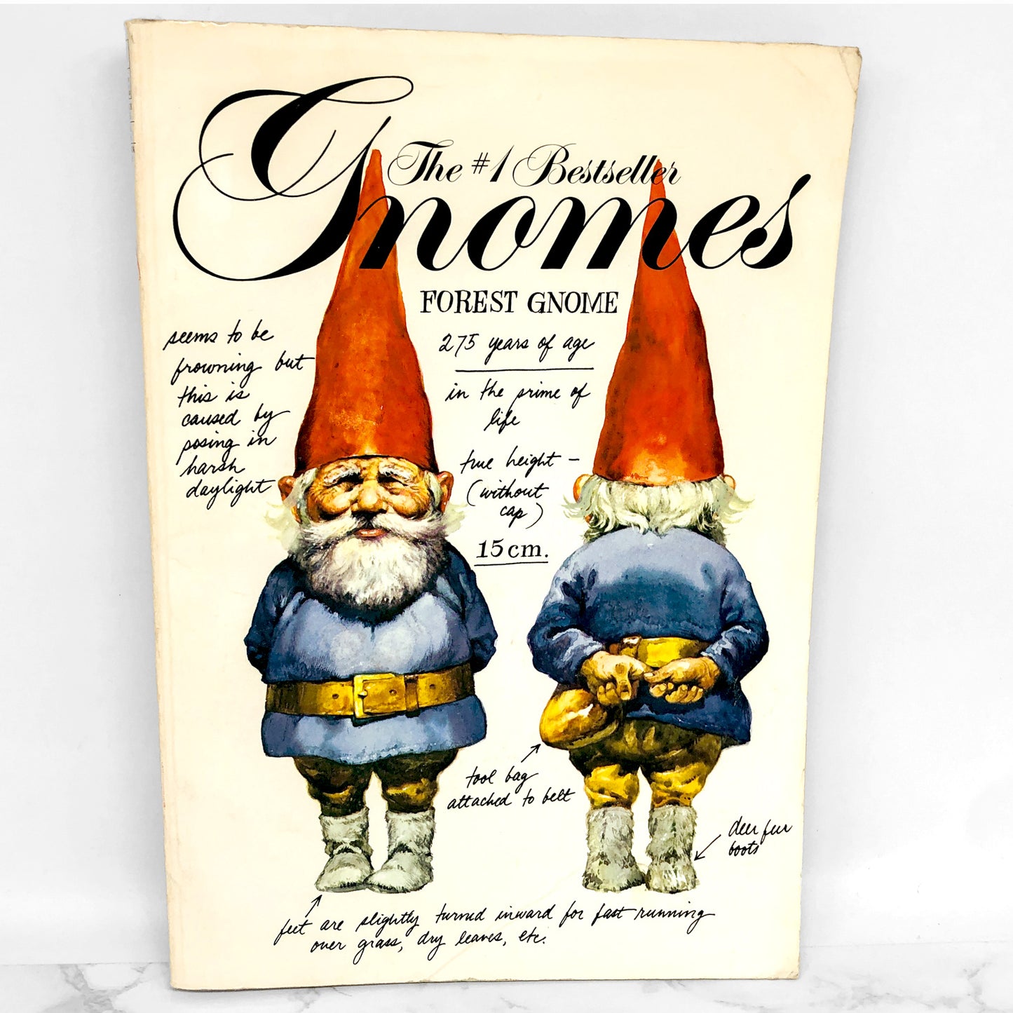 Gnomes by Wil Huygen & Rien Poortvliet [FIRST PAPERBOUND EDITION] 1979 • Peacock Press