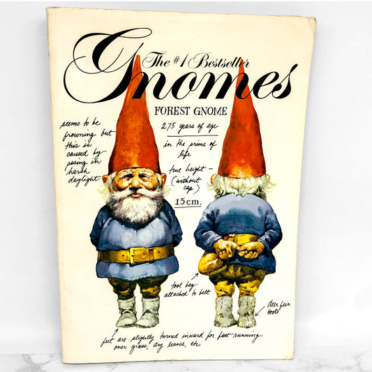 Gnomes by Wil Huygen & Rien Poortvliet [FIRST PAPERBOUND EDITION] 1979 • Peacock Press