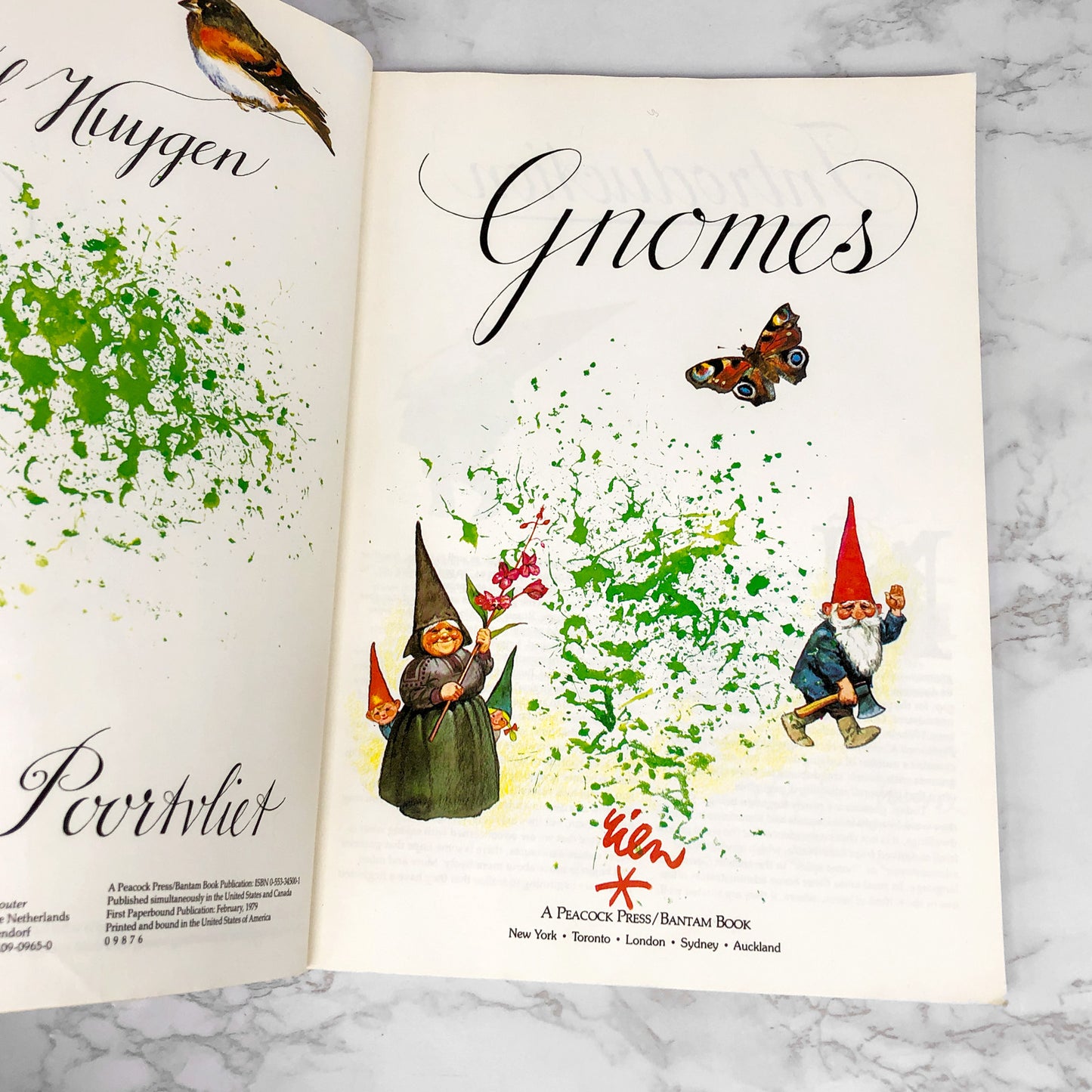 Gnomes by Wil Huygen & Rien Poortvliet [FIRST PAPERBOUND EDITION] 1979 • Peacock Press