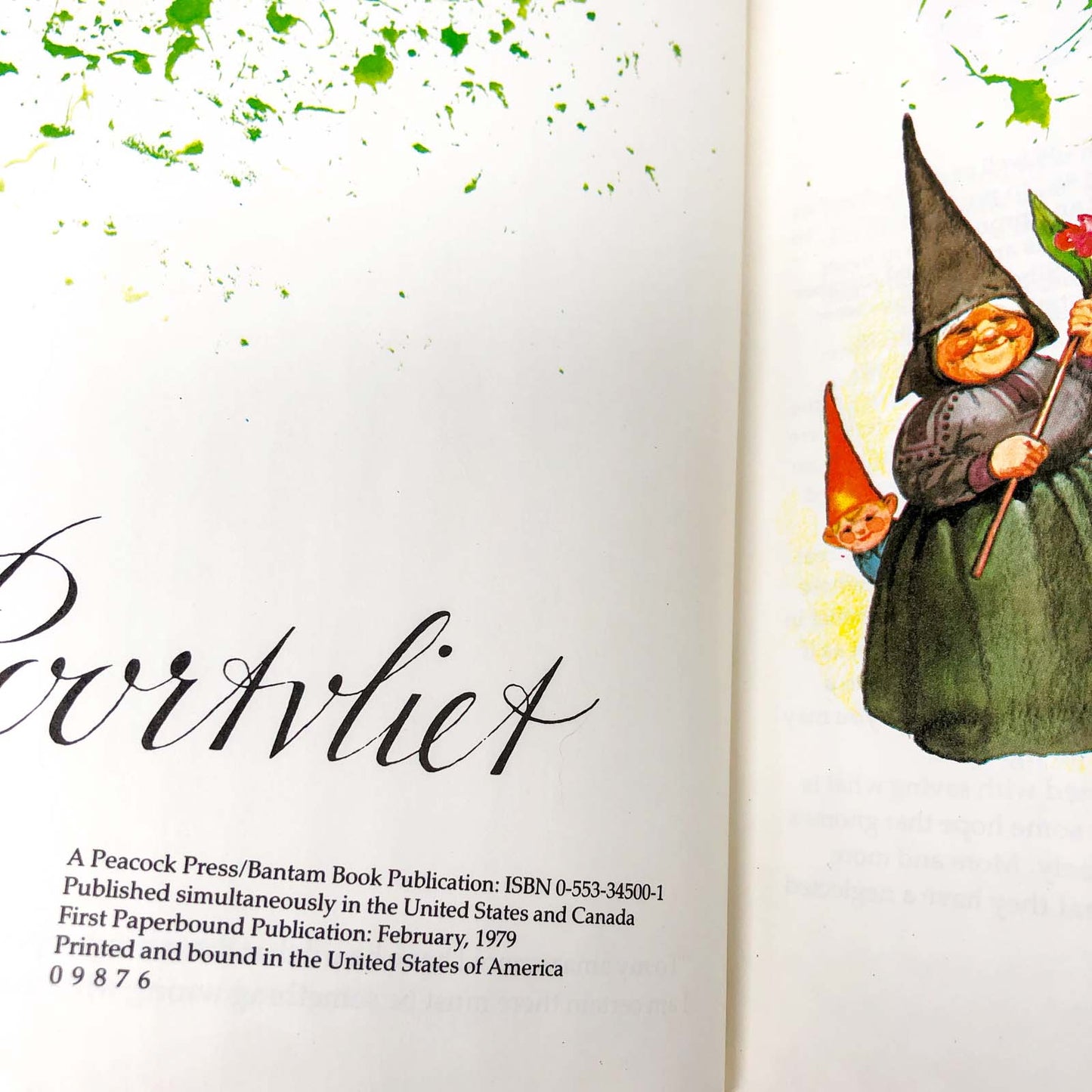 Gnomes by Wil Huygen & Rien Poortvliet [FIRST PAPERBOUND EDITION] 1979 • Peacock Press