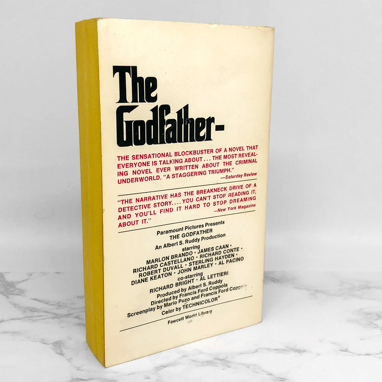 The Godfather by Mario Puzo [1972 MOVIE TIE-IN PAPERBACK]