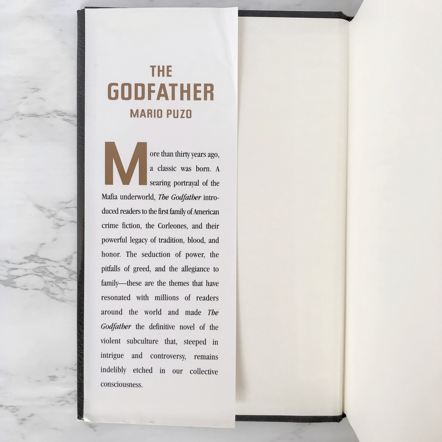 The Godfather by Mario Puzo [2005 HARDCOVER]